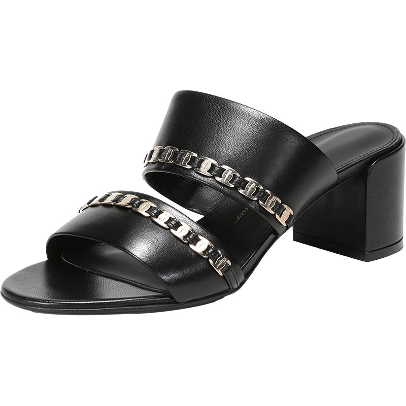 FERRAGAMO直营女士高跟拖鞋