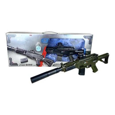 AK47儿童水晶玩具枪男孩电动连发软弹枪AWM狙击枪M4坚锋98K发射器