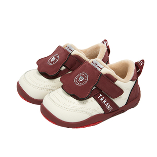 泰兰尼斯101童鞋冬季新年女童加绒拜年男童赤足鞋宝宝婴儿步前鞋