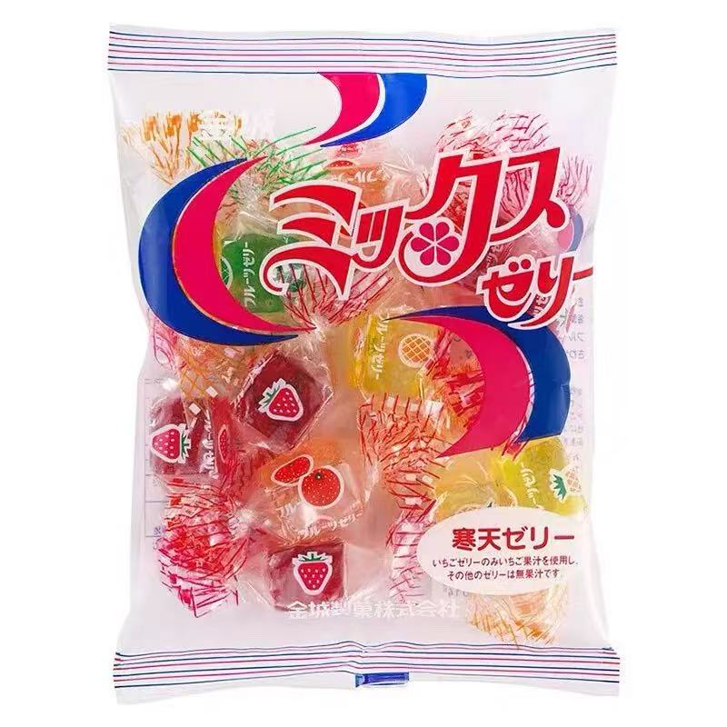日本进口金城软糖什锦水果味
