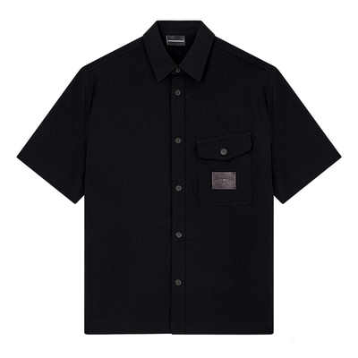 阿玛尼男士休闲短袖衬衫