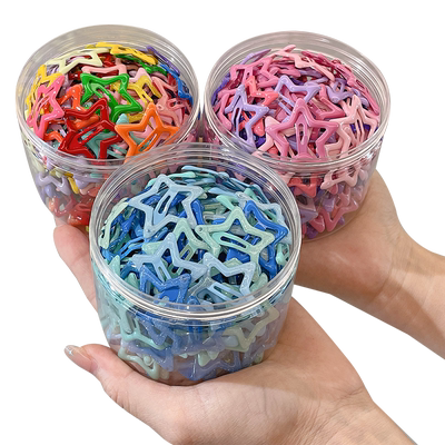 多巴胺彩色星星发夹女儿童小夹子