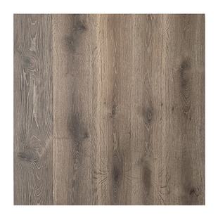 库卡出口三层实木复合地板咖灰侘寂复古橡木自然结疤出口德国环保