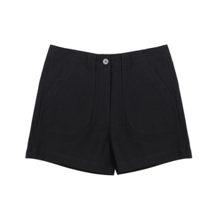 DeesseSicile极简宣言全棉西装短裤直筒阔腿老钱风百搭显瘦休闲裤