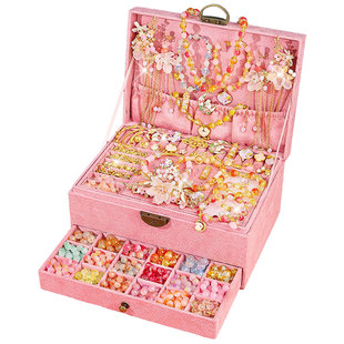 儿童串珠礼盒女孩玩具手链手工diy材料小女生古风手串生日礼物6的