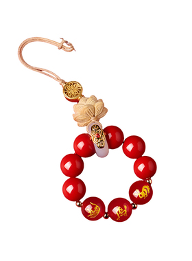 【三合守护】朱砂手机挂件