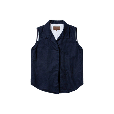 CycleDocument棉麻无袖背心衬衫