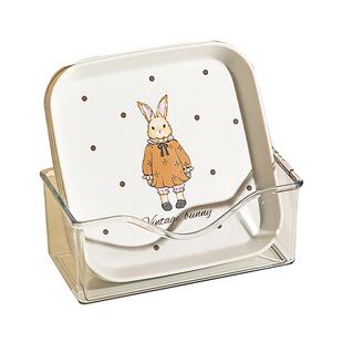 摩登主妇赫拉兔吐骨碟家用新款吐骨头盘碟餐桌垃圾盘子精致小碟子