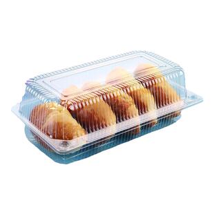 323 312 004透明大号西点粑粑糕吸塑料羊肉卷长方形食品蛋糕盒子