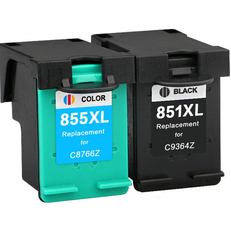 彩格适用惠普HP851 855墨盒HP460cb 325 335 375 385 2578 2608打印机2578 6338 8038 C4188 D5168 D4168墨盒