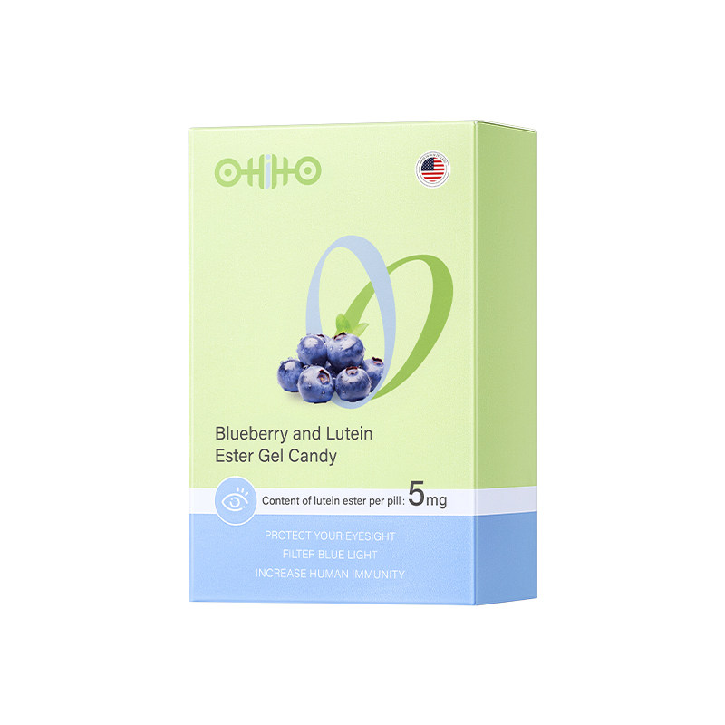 ohiho进口专利儿童叶黄素蓝莓软糖学生青少年护眼保护视力
