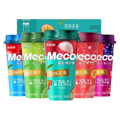 香飘飘meco果汁茶饮料400ml*15瓶