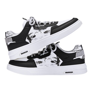 回力男鞋春季2026新款透气男士皮面防水鞋子男鞋运动休闲板鞋男款