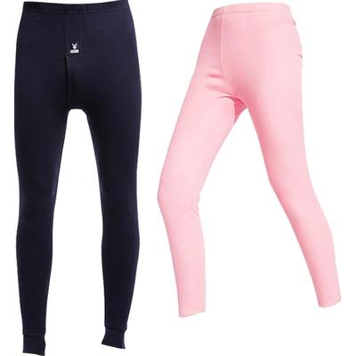 纯棉秋裤花花公子女男士