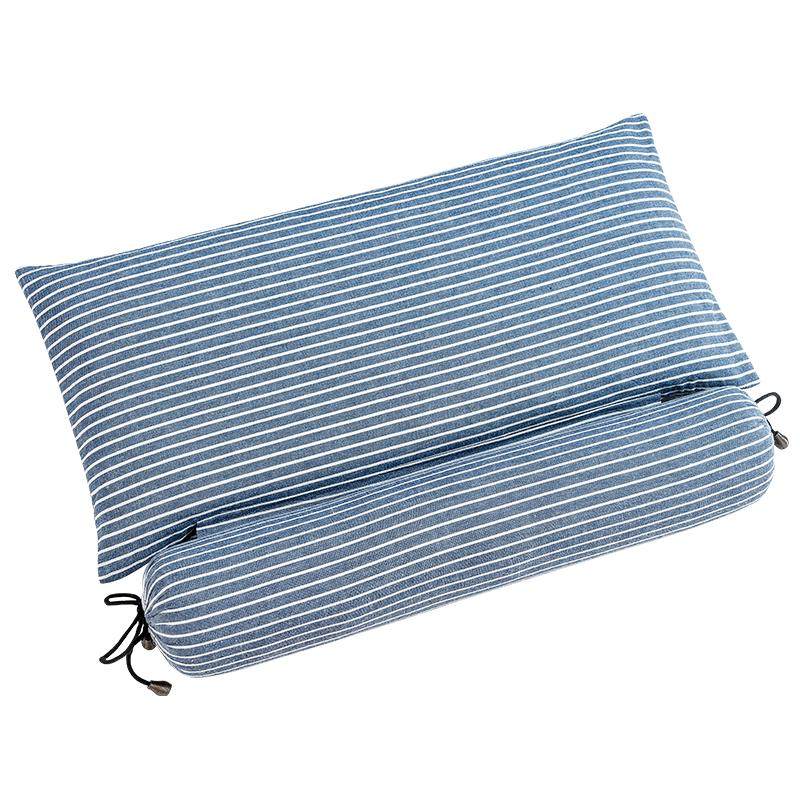 颈椎枕护颈睡觉专用睡眠荞麦决明子艾草加热圆柱圆形硬小圆枕头