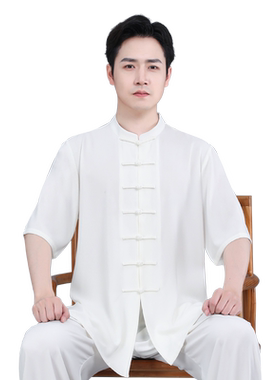 垂顺舒适太极服，免熨烫易打理