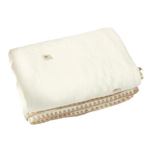 婴儿毛毯小被子秋冬新生宝宝专用盖毯外出法兰绒安抚豆豆毯推车毯