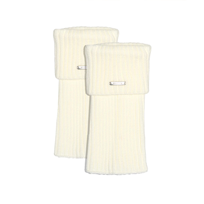 秋冬加厚保暖堆堆袜套复古咖色