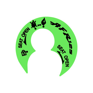 适用于豪爵AFR125夜光点火钥匙圈钥匙孔贴纸立体改装电门锁装饰贴