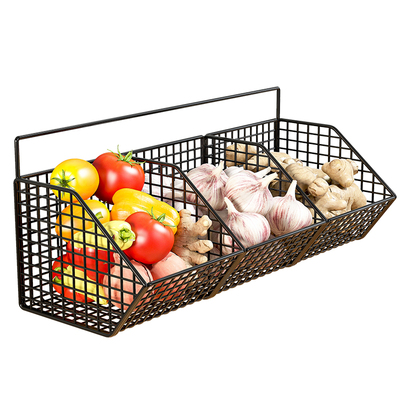 厨房铁艺免钉免钻葱姜蒜置物架