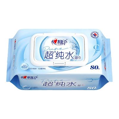 超纯水大包装加厚湿巾心相印