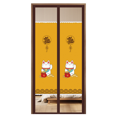 魔术贴免打孔防蚊门帘金刚网