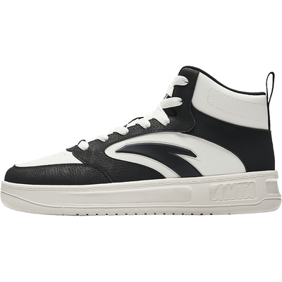 安踏轻松2高帮板鞋男鞋2025秋季