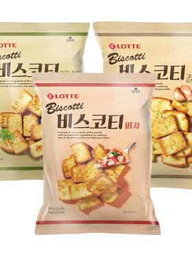 韩国进口乐天面包干多种口味
