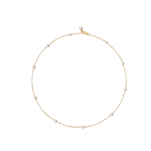 Meluxe美奈满天星18k金akoya海水珍珠项链2026年新品