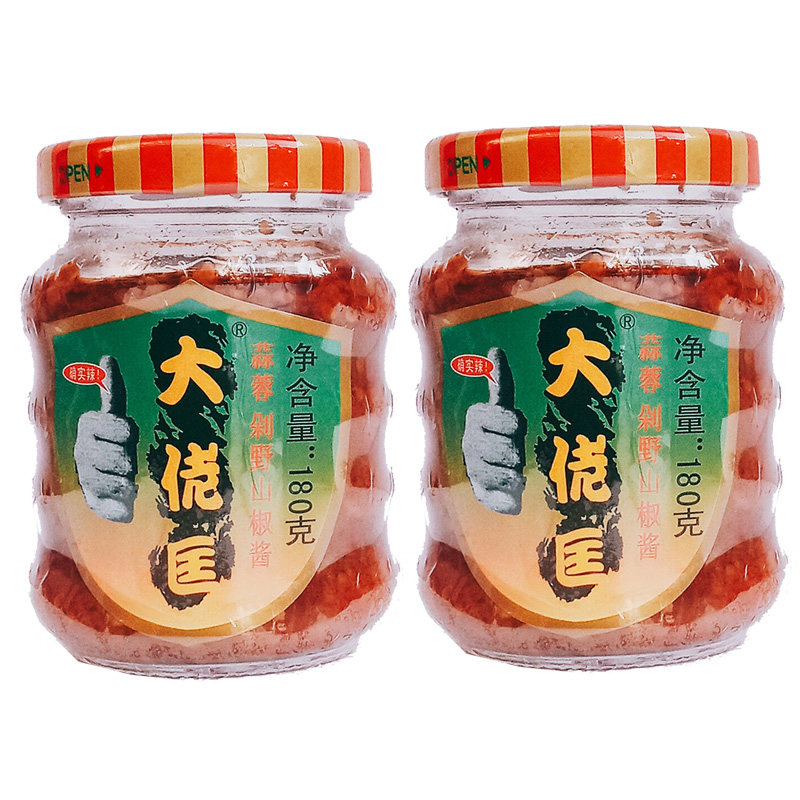 大佬匡辣椒酱广东蒜蓉瓶装