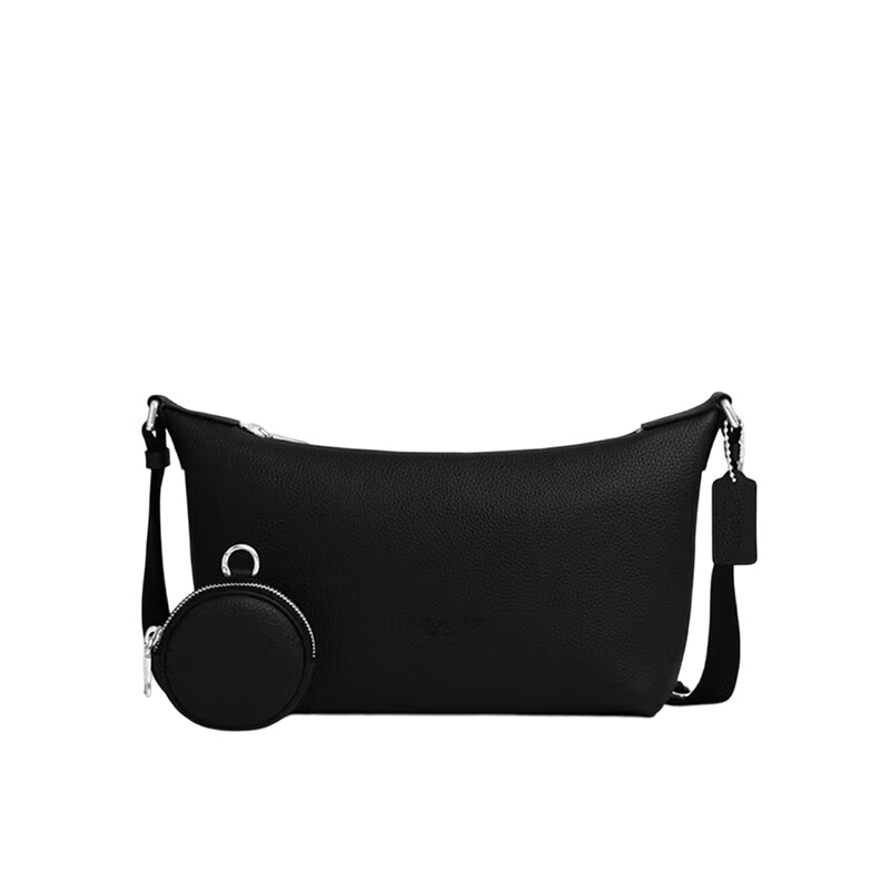 COACH/蔻驰官方 奥莱款Finn男士中号单肩斜挎包半月包CEW72