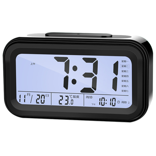 电子闹钟学生专用神器起床闹铃智能时钟多功能夜光卧室儿童男女孩