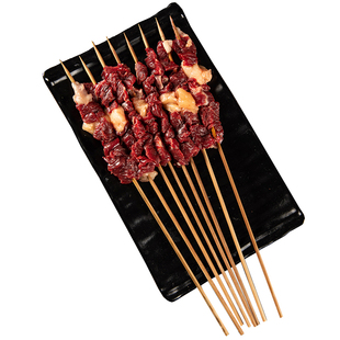 马晓马佳烧烤烤肉食材牛肉串齐齐哈尔东北大肉串半成品家庭1000克