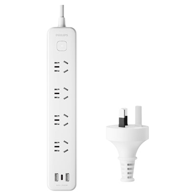 飞利浦澳标插座排插澳转中插头接线板澳大利亚新西兰斐济转换插头