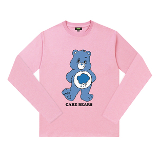爱心熊小熊care卡通bears长袖T恤情侣装亲子男女休闲春秋季衣服潮