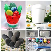 Hand-painted stone painting flat stone size DIY pebble painting pebble painting creative stone painting materials for painting thumbnail 7