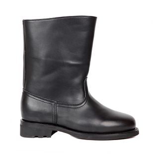 真皮中筒骑士靴秋冬牛皮固特异上线骑马靴蒙古皮靴机车马丁靴男