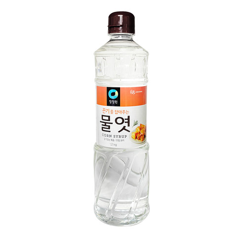 韩国进口清净园糖稀1200g泡菜调料水饴烘焙牛轧糖料水怡糖浆1.2kg