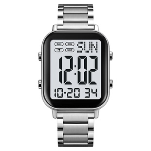 时刻美潮流倒计时腕表男士多功能手表户外运动防水电子表学生男表
