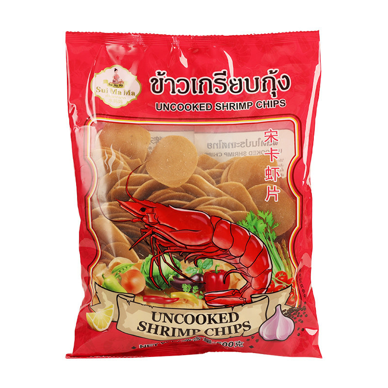 水妈妈泰国进口500g油炸即食虾片