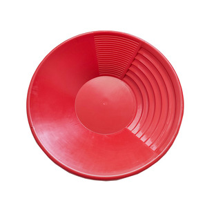 小型淘金工具人工手摇水冲洗提纯黄金38圆形筛沙金盆便携式淘金盘