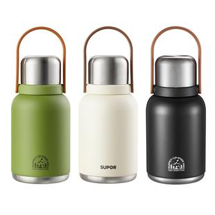 苏泊尔保温杯儿童学生水杯316L不锈钢泡茶杯女生杯子户外保冷水壶