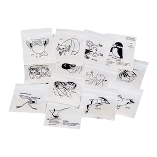 正畸橡皮圈兔子狐狸老虎松鼠斑马羚羊 动物牵引圈 矫正牙齿皮筋