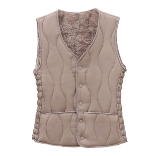 秋冬新款加绒马甲女短款修身保暖背心坎肩内穿贴身打底羽绒棉马夹