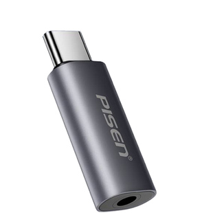 品胜转换头typec适用苹果17转3.5耳机接头华为iPhone16小米17vivo荣耀安卓c口转3.5mm有线数字音频通话听歌