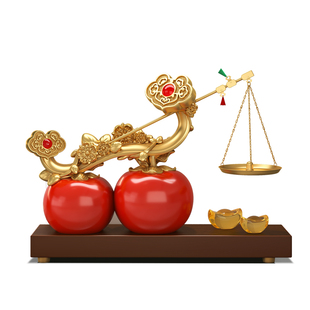 柿柿称心如意摆件招财乔迁之喜搬家礼物柿子装饰客厅玄关酒柜摆设