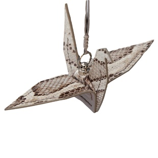 驭手工高端品牌《Golden Rider》原创千纸鹤车挂珍稀皮料定制礼物