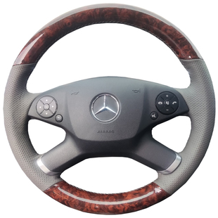 适用于10-13款奔驰E级E260l方向盘套真皮E300180e200把套手缝专用