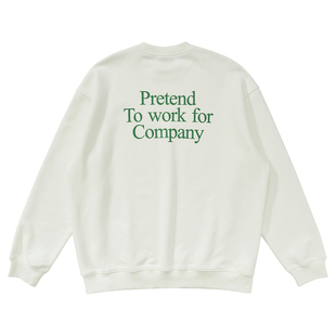 Mentmate 25AW 假装上班公司 秋冬恒温暖皮抓绒圆领卫衣 男女上衣