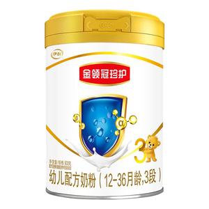伊利金领冠珍护3段奶粉幼儿成长三段900g罐装正品非800克新国标